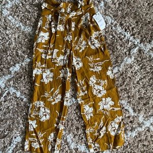 Floral Paperbag waist